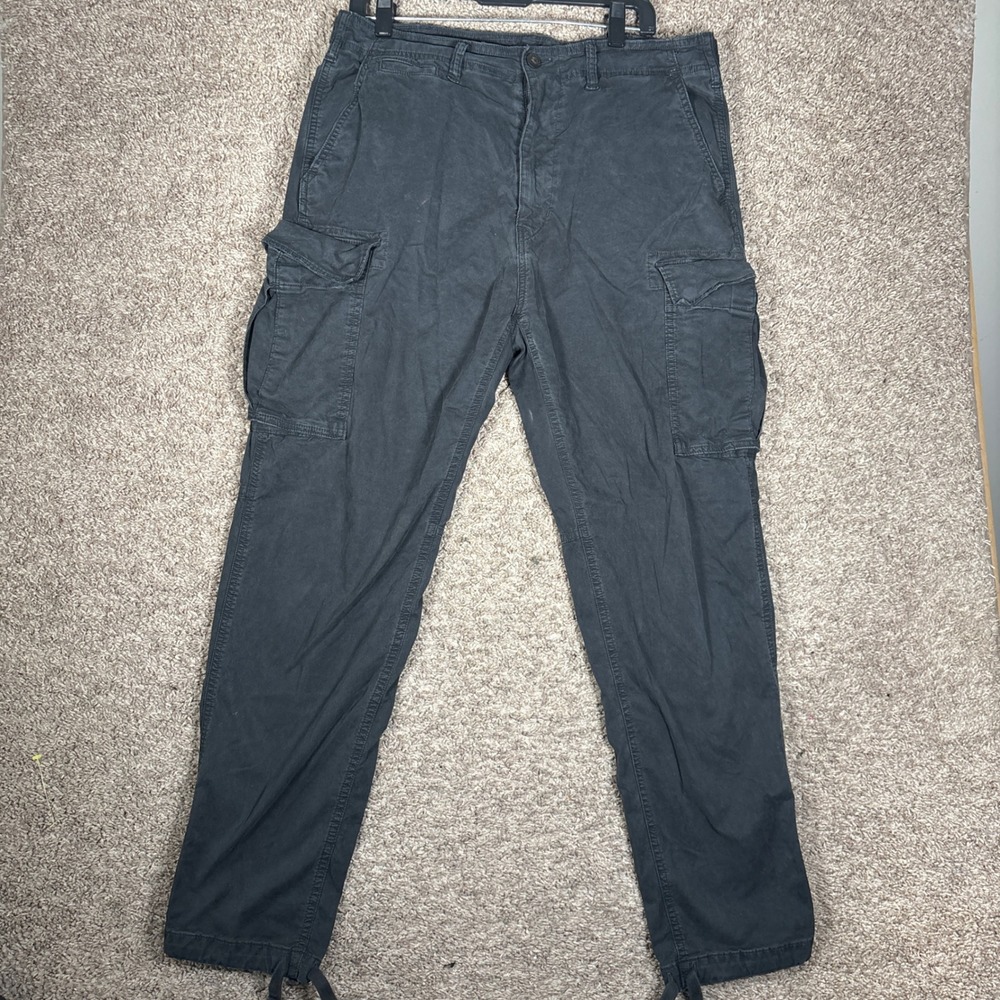 American Eagle Mens Cargo Pants 34x30 (Tag 32x34) Slim Paratrooper Skate Grunge